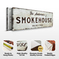 Family Smokehouse Sign by Tailored Canvases