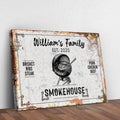 Family Smokehouse Sign II by Tailored Canvases