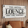Family Sports Games Lounge Sign by Tailored Canvases