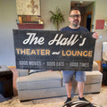 Family Theater and Lounge Sign III by Tailored Canvases