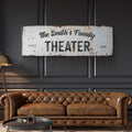 Family Theater Sign by Tailored Canvases