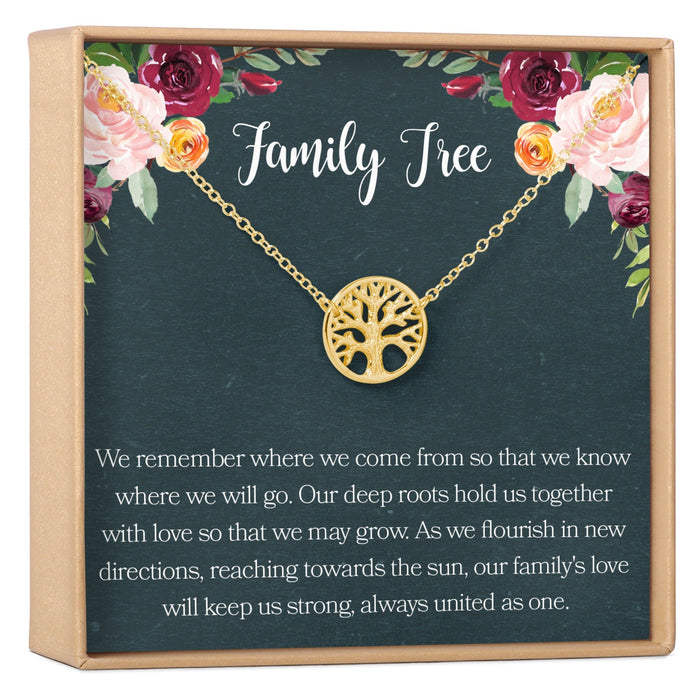 Family Tree Necklace Gift by Dear Ava