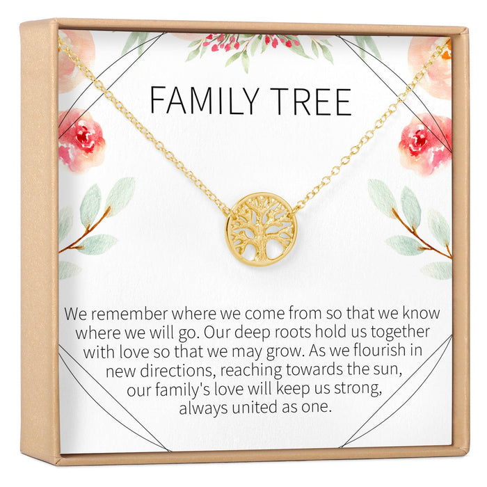 Family Tree Necklace Gift by Dear Ava