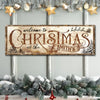 Family Welcome To Christmas Sign