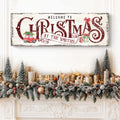 Family Welcome To Christmas Sign II by Tailored Canvases