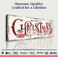 Family Welcome To Christmas Sign II by Tailored Canvases