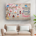 Family Will Always Be Connected By Heart Sign II by Tailored Canvases