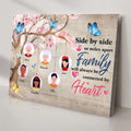 Family Will Always Be Connected By Heart Sign II by Tailored Canvases
