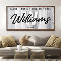 Family Wood Sign by Tailored Canvases