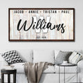 Family Wood Sign III by Tailored Canvases