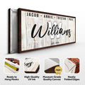 Family Wood Sign III by Tailored Canvases