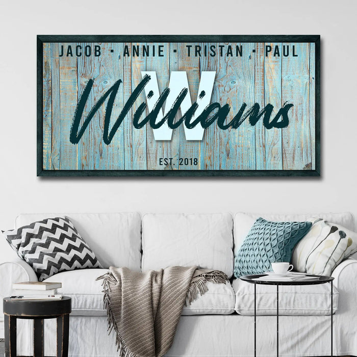 Family Wood Sign IV by Tailored Canvases