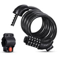 Famistar 4 Feet 5 Digit Resettable Combination Coiling Bike Chain Lock by DailySale