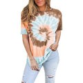 Women's Tie Dye Sweatshirt Casual Crewneck Pullover Shirts by DailySale