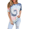 Women's Tie Dye Sweatshirt Casual Crewneck Pullover Shirts by DailySale