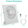 Fan USB Rechargeable Table Portable Desk Cooling Fan by DailySale