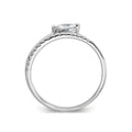Fancy Cubic Zirconia Fashion Snake Pave Ring by Fine Color Jewels