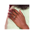 Fancy Cubic Zirconia Fashion Snake Pave Ring by Fine Color Jewels
