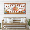 Farm Fresh Pumpkins Sign by Tailored Canvases