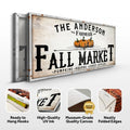 Farmers Fall Market Sign by Tailored Canvases