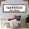 Farmhouse Christmas Sign by Tailored Canvases