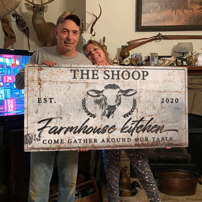 Farmhouse Kitchen Sign by Tailored Canvases