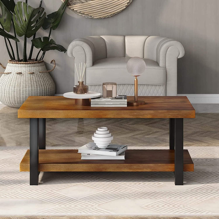 Farmhouse Living Room Coffee Table by DailySale