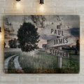 Farmhouse Name Sign by Tailored Canvases