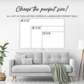 Farmhouse Name Sign by Tailored Canvases
