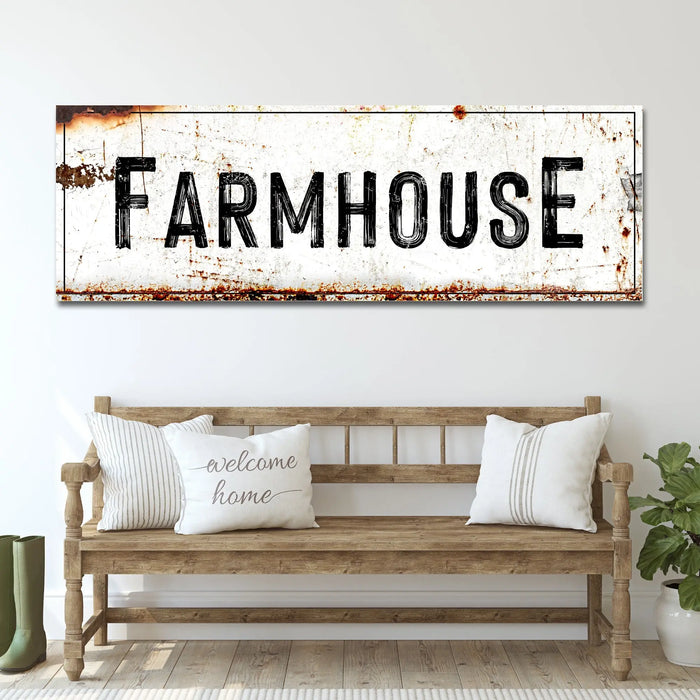 Farmhouse Sign by Tailored Canvases