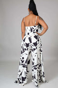 Fasheabe Abstract Shapes Print Pant Set by Fasheabe
