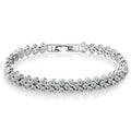 Fashion Women Silver Crystal Diamond Bracelet by DailySale
