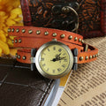 Fashionable River Leather Belt Retro Watch by DailySale