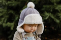 Faux Fur-Lined Kids Winter Hat | Windproof Toddler Trapper Hat by ozznekshoes