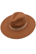 Faux Wool Fedora Hat by Boutique 23