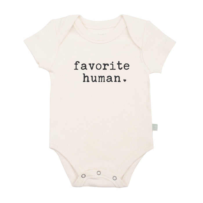 graphic bodysuit | favorite human by Finn + Emma