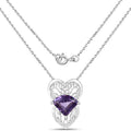 7.80 Carat Genuine Amethyst .925 Sterling Silver Pendant by Bids.com