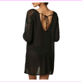 ONeill Women S Black Kasia Cover-up Dress by Vanessa Jane