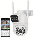 8MP Dual Lens WiFi PTZ Security Camera – Night Vision & Two-Way Audio by DailySale