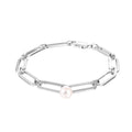 Pearl Charm Bracelet by Fine Color Jewels