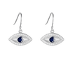 Sapphire Evil Eye Earrings