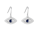 Sapphire Evil Eye Earrings by Fine Color Jewels
