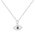Alexandrite Evil Eye Necklace by Fine Color Jewels