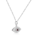 Alexandrite Evil Eye Necklace by Fine Color Jewels