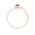 Alexandrite Square Solitaire Ring by Fine Color Jewels