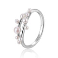 Pearl Cluster Ring by Fine Color Jewels