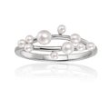 Pearl Cluster Ring by Fine Color Jewels