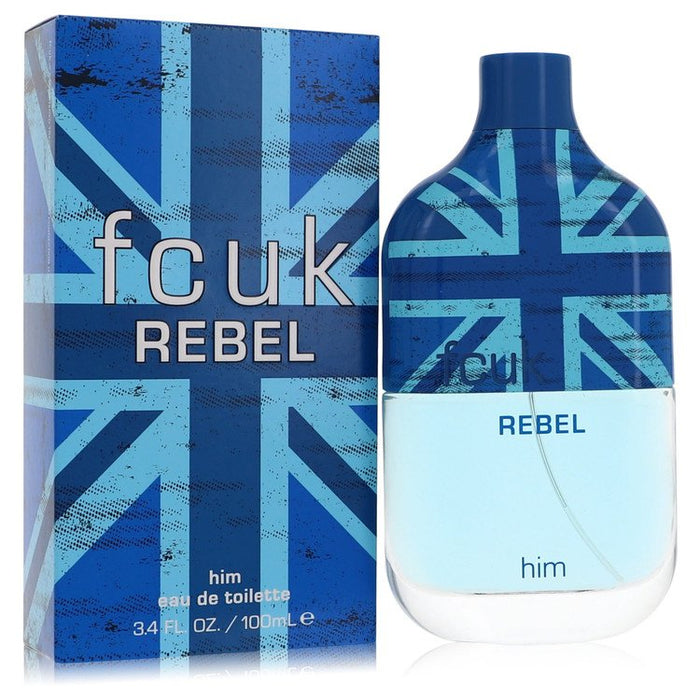 FCUK Rebel by French Connection Eau De Toilette Spray 3.4 oz for Men by Avera Group