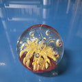 Vintage Art Glass Oval Paperweight by Price Is Right Miami