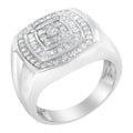 14K White Gold Men's 1 CTTW Diamond Band Ring by Bids.com